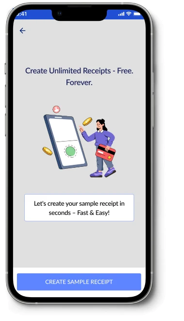 Sample receipt intro